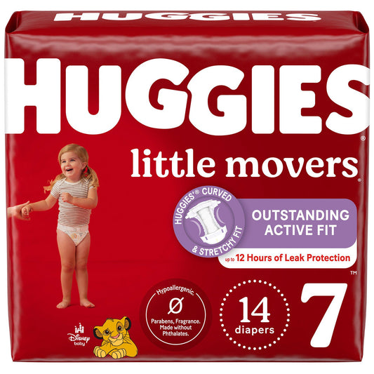 Huggies® Little Movers® Diaper, Size 7