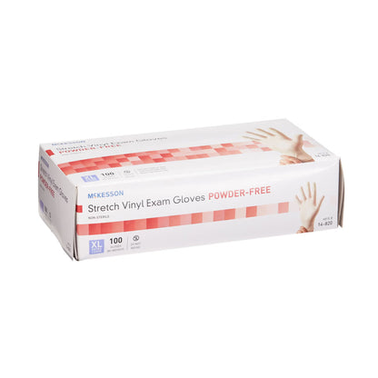 McKesson Stretch Vinyl Exam Glove, Extra Large, Ivory