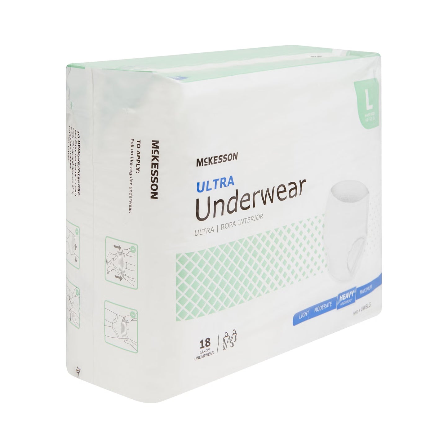 McKesson Ultra Heavy Absorbent Underwear, Large