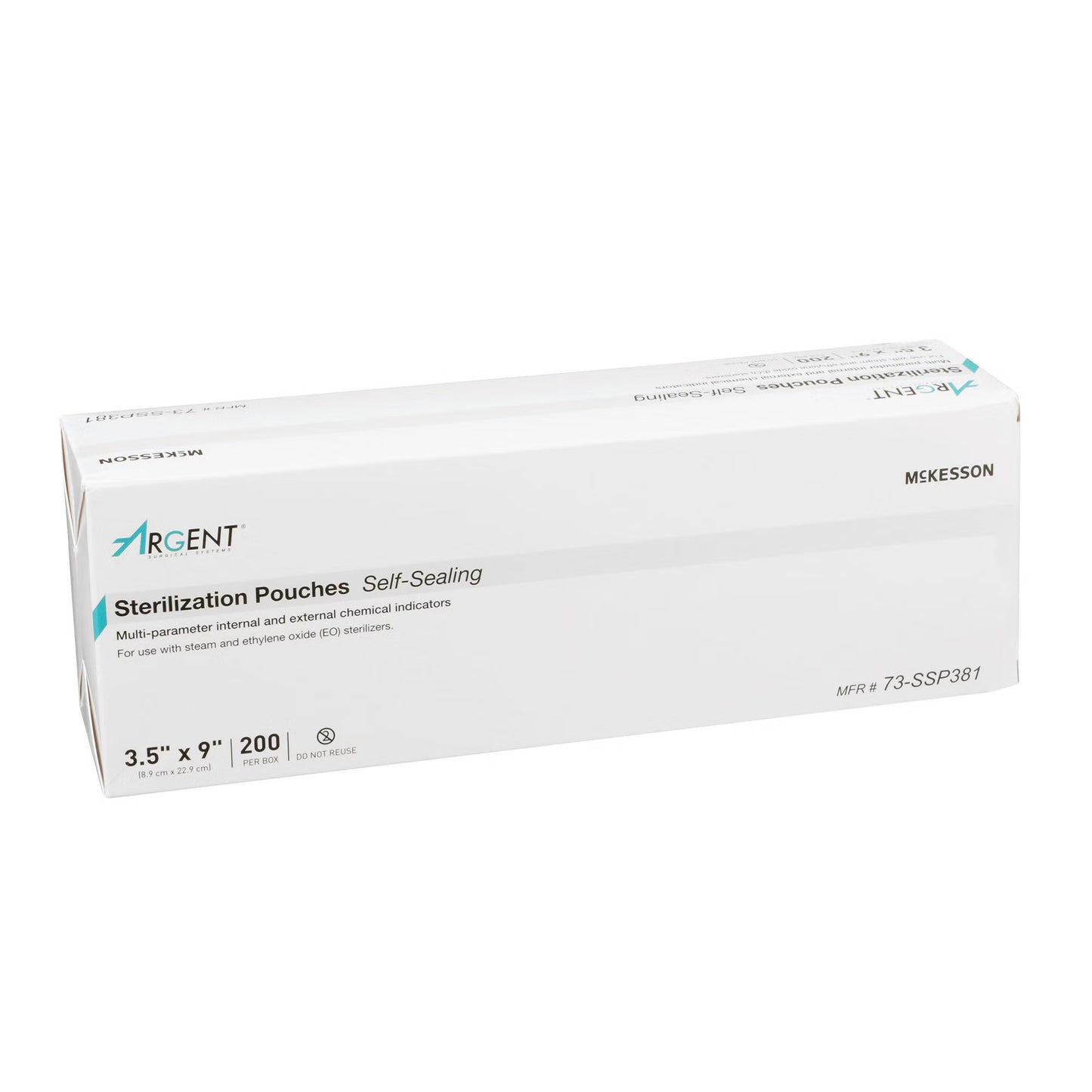 McKesson Argent® Sure-Check® Sterilization Pouch, 3.5 x 9 Inch