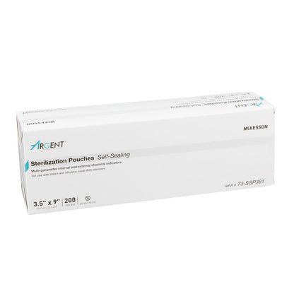McKesson Argent® Sure-Check® Sterilization Pouch, 3.5 x 9 Inch
