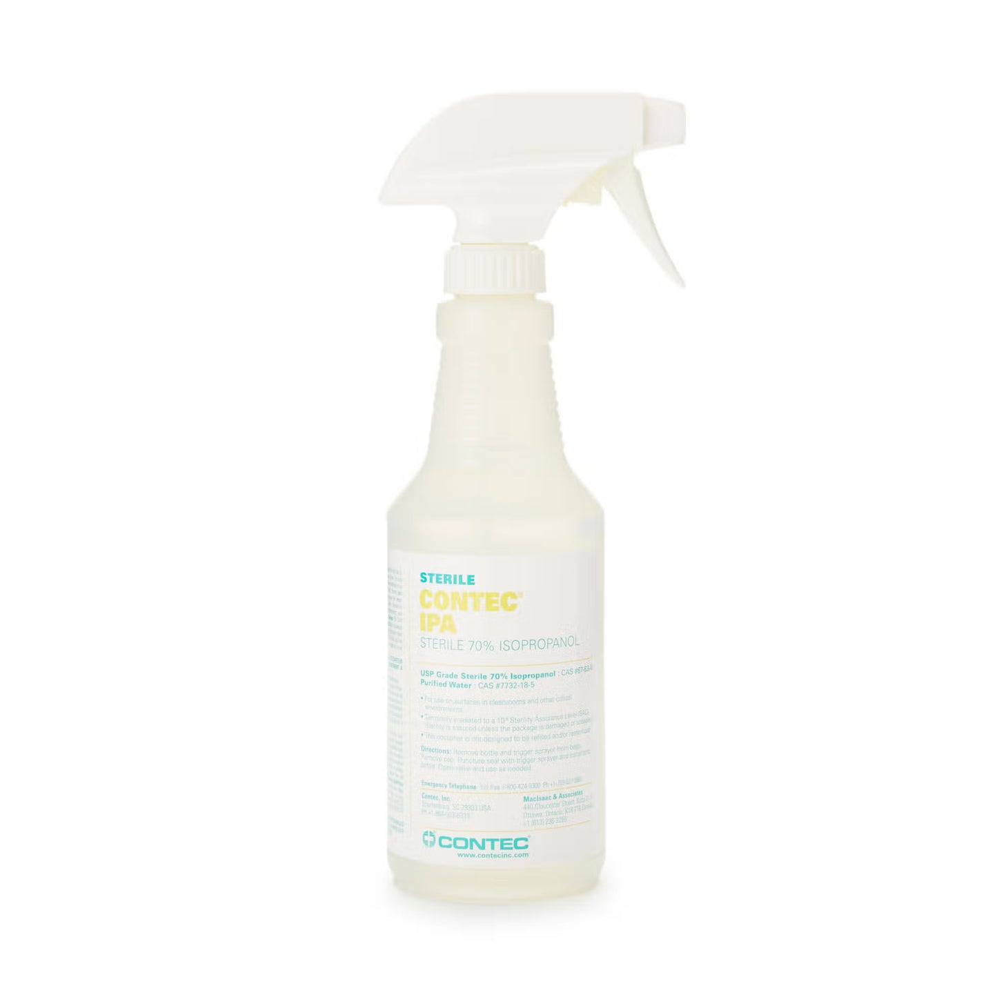 Contec® Isopropyl Alcohol Surface Disinfectant Spray, 16-ounce Spray Bottle