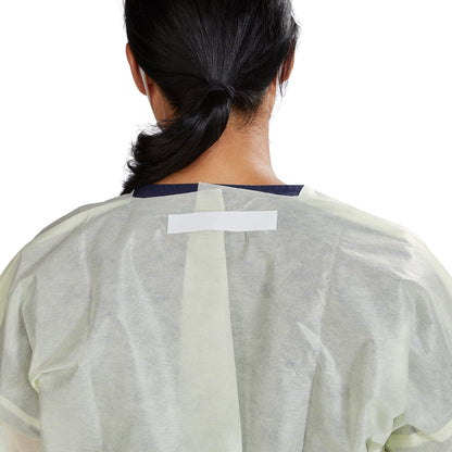 McKesson AAMI Level 2 Isolation Gown, Tape Tab Neck Style, One Size Fits Most