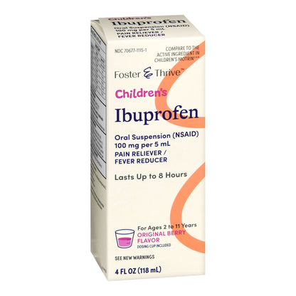 Foster & Thrive™ Children's Ibuprofen Oral Suspension Original Berry, 4 ounces