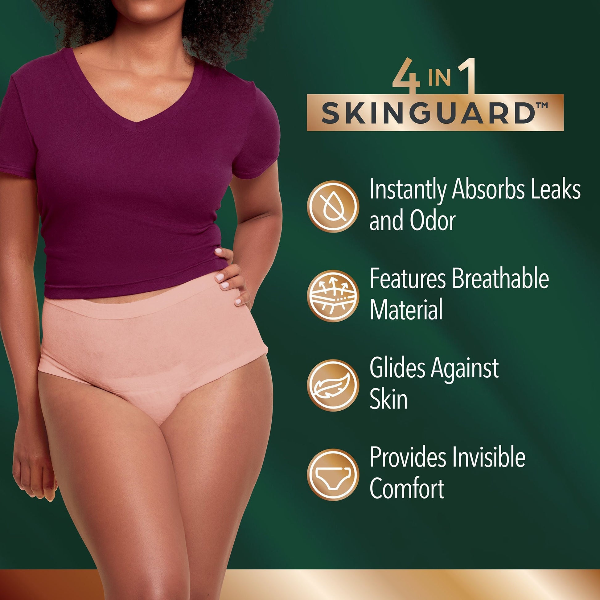 Depend® Silhouette® Maximum Absorbency Underwear, Medium