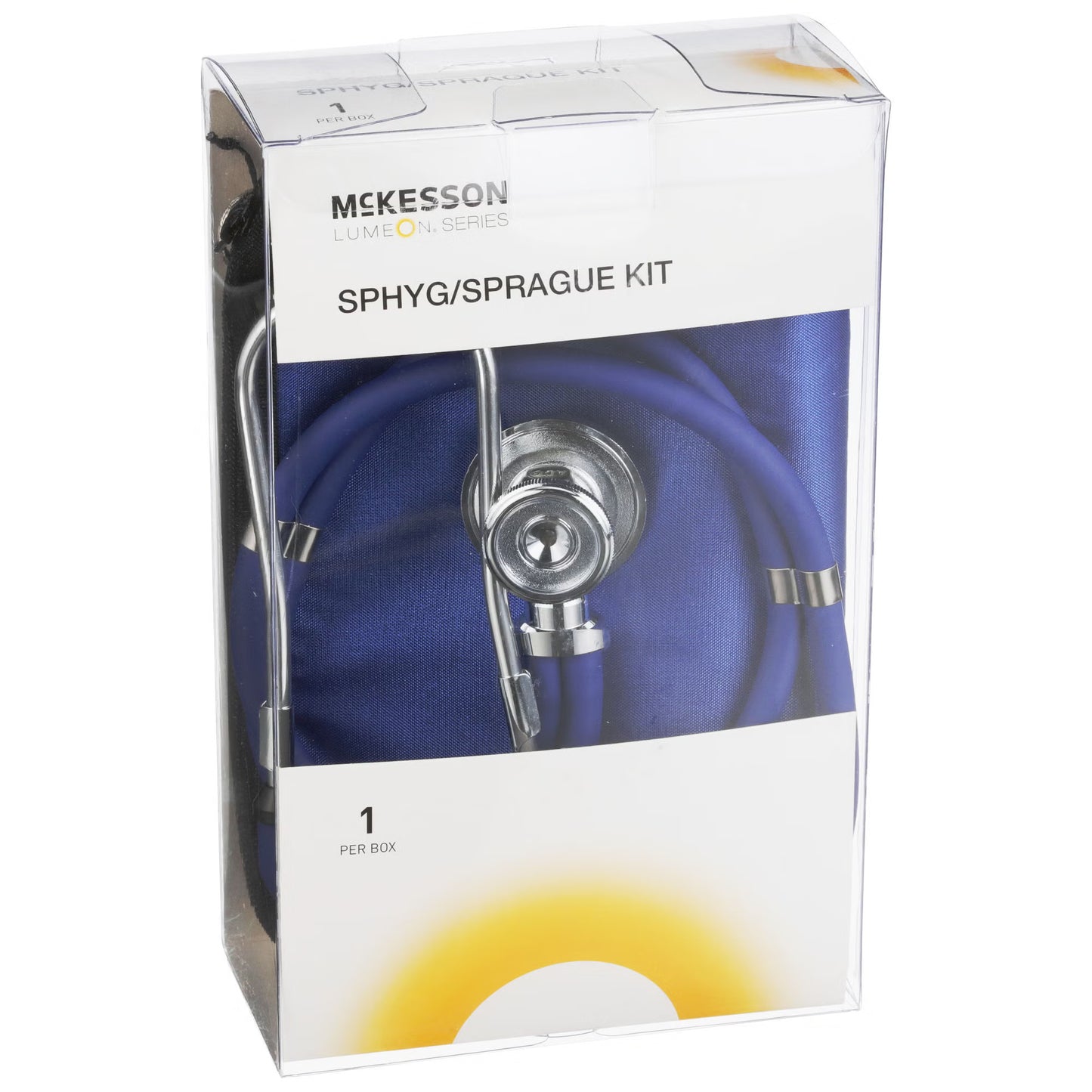 McKesson Lumeon™ Aneroid Sphygmomanometer/Sprague Kit, Blue