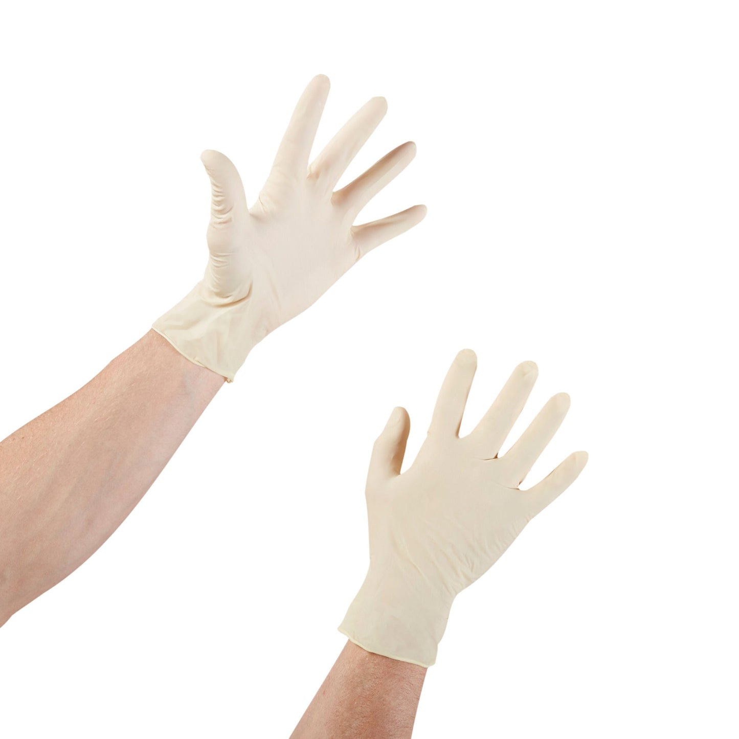 McKesson Confiderm® Latex Exam Glove, Medium, Ivory