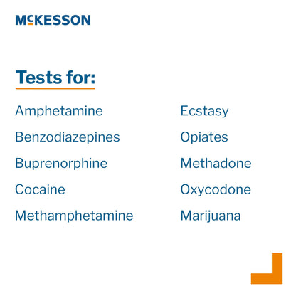 McKesson 10-Drug Panel with Adulterants Drugs of Abuse Test