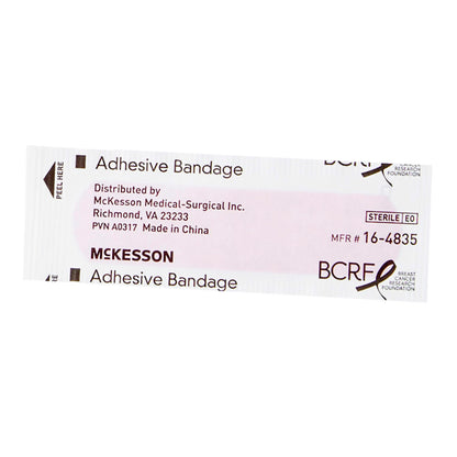 McKesson Pink Adhesive Strip, 3/4 x 3 Inch