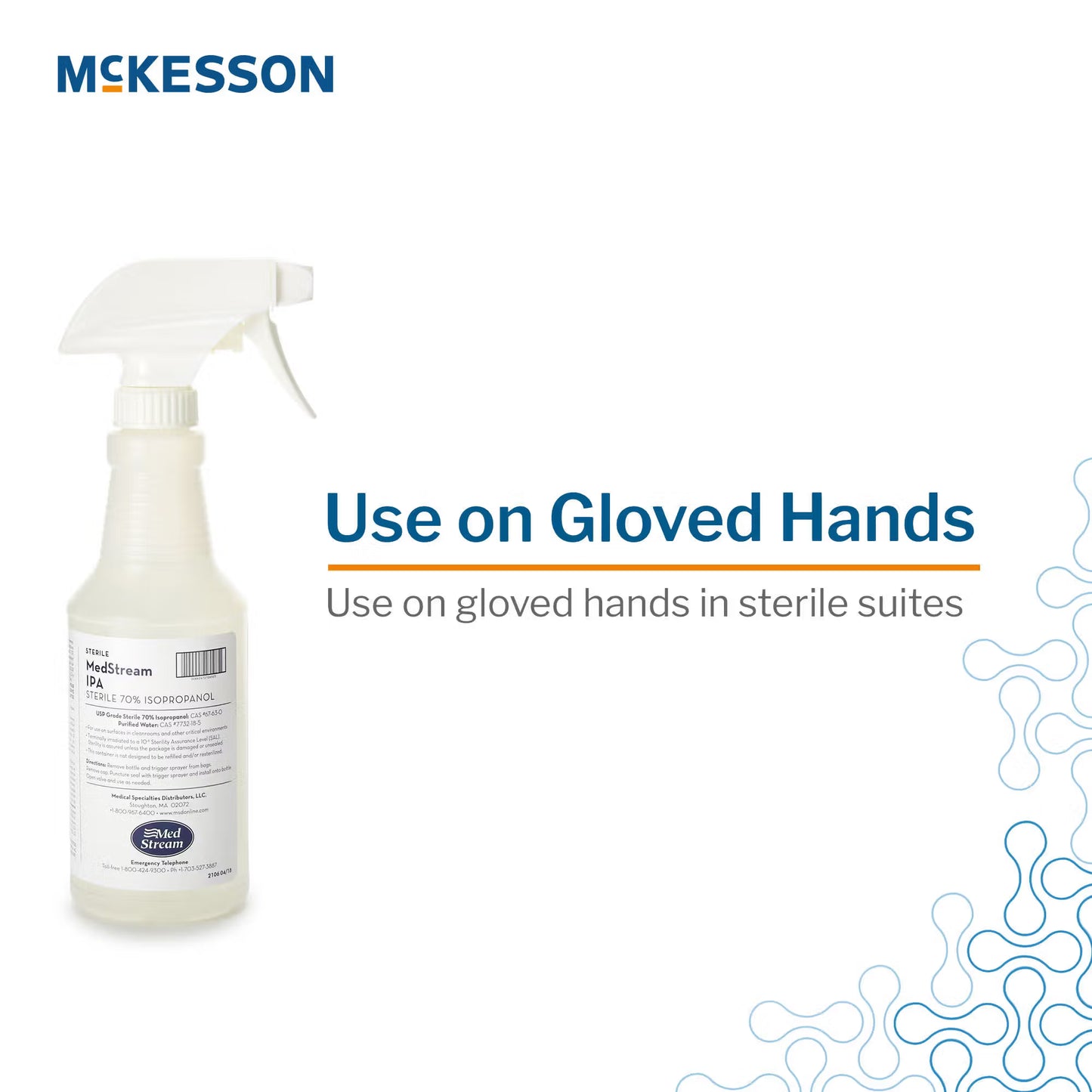 McKesson Surface Disinfectant Cleaner, 16-ounce Bottle