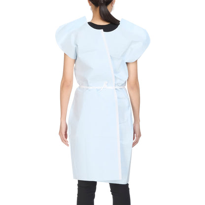 McKesson Exam Gown, Large, Blue