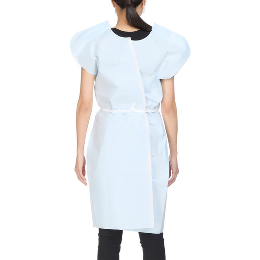 McKesson Exam Gown, Large, Blue
