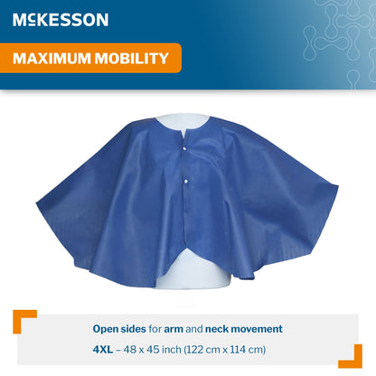 McKesson Poncho Exam Cape, 4X-Large, 48 x 45 Inch