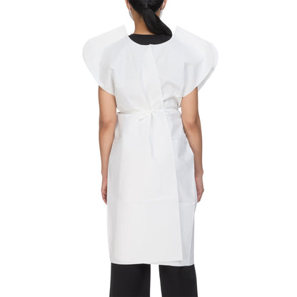 McKesson Patient Exam Gown, One Size Fits Most, White