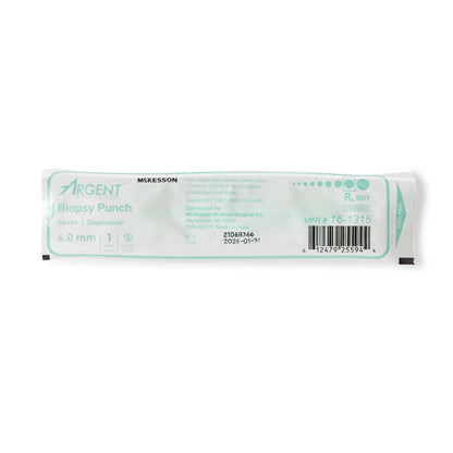 McKesson Argent™ Disposable Biopsy Punches, 6.0 mm