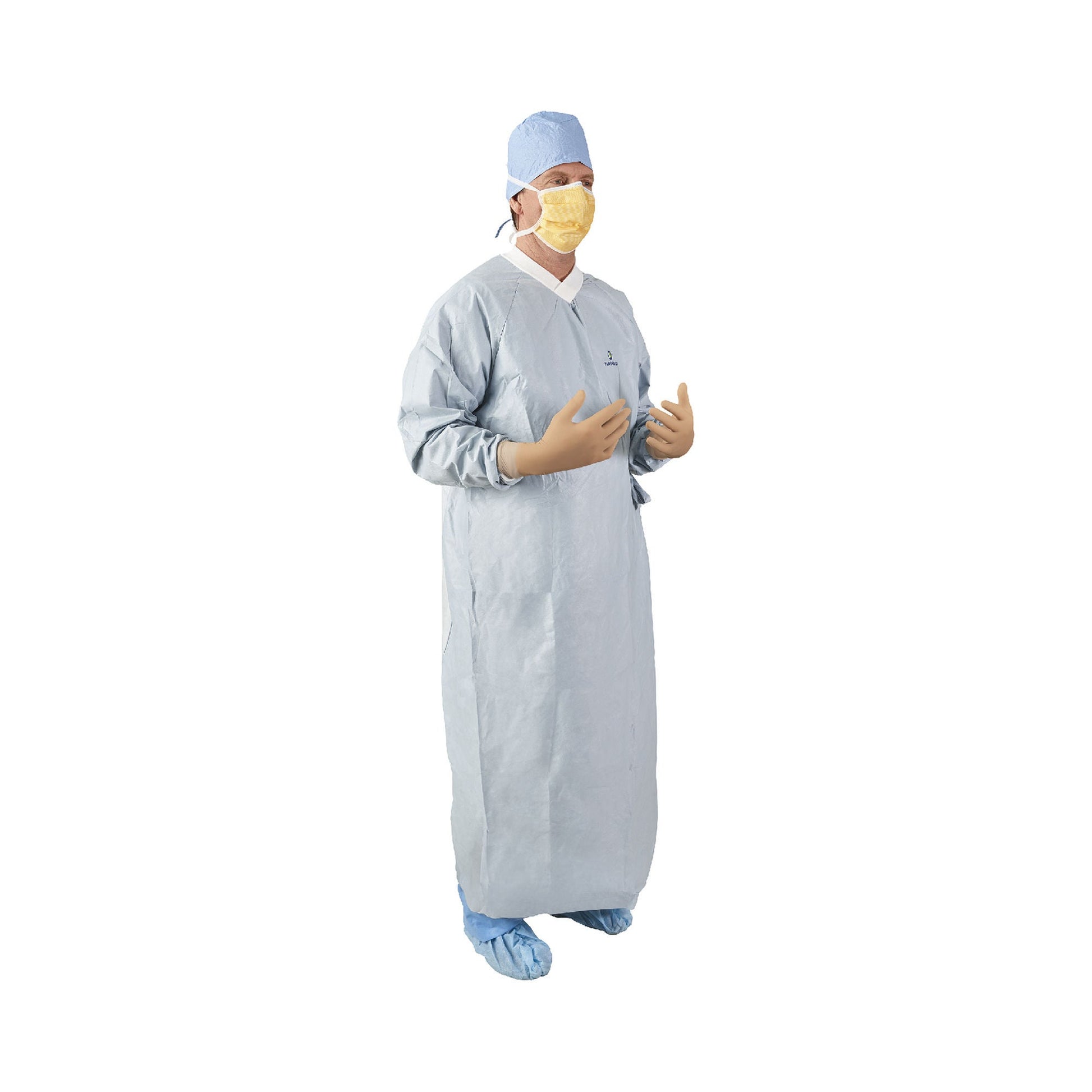 Aero Chrome Surgical Gown with Towel, X-Large