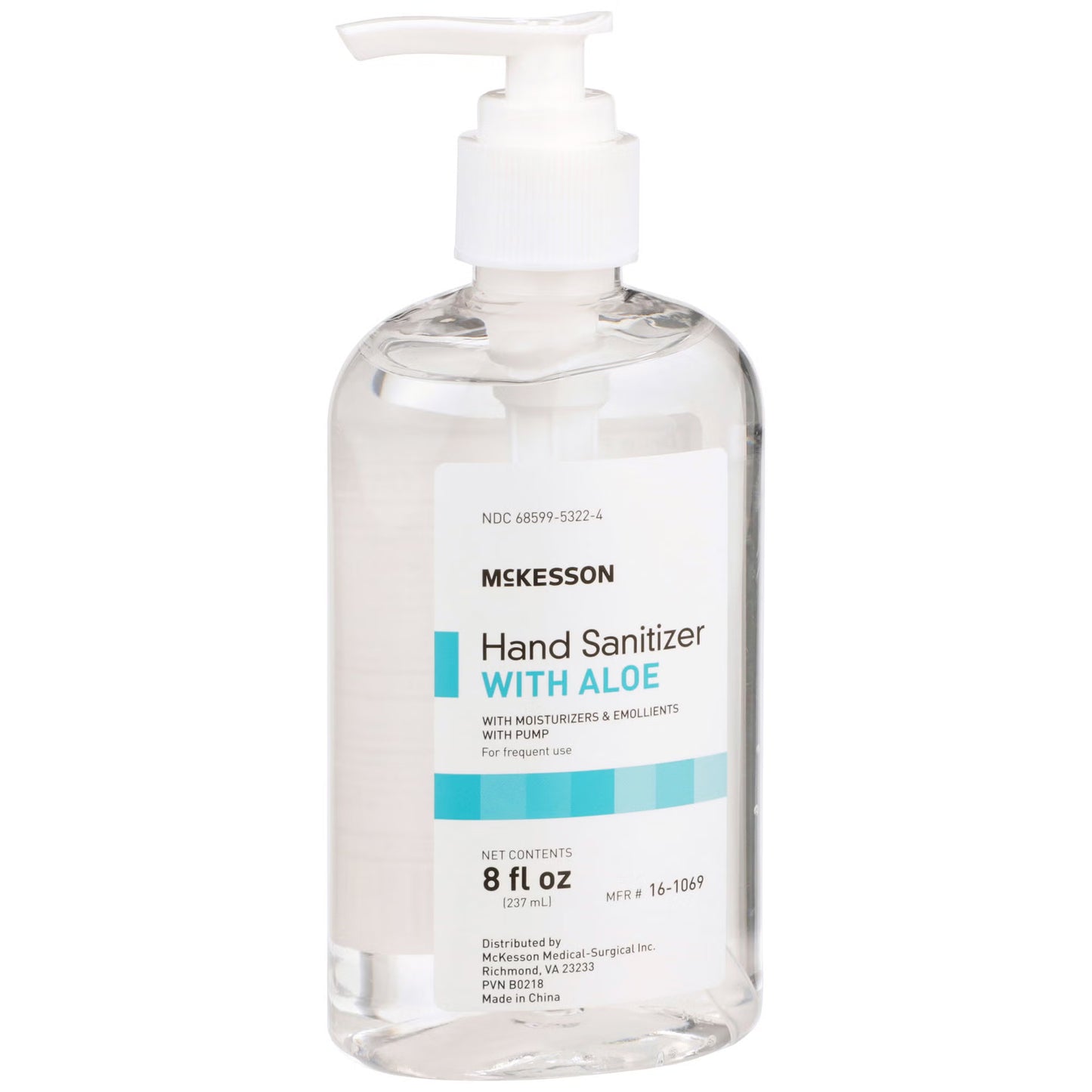 McKesson Gel Hand Sanitizer with Aloe, 8 oz. Pump Bottle