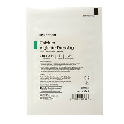 McKesson Alginate Dressing, 2 x 2 Inch