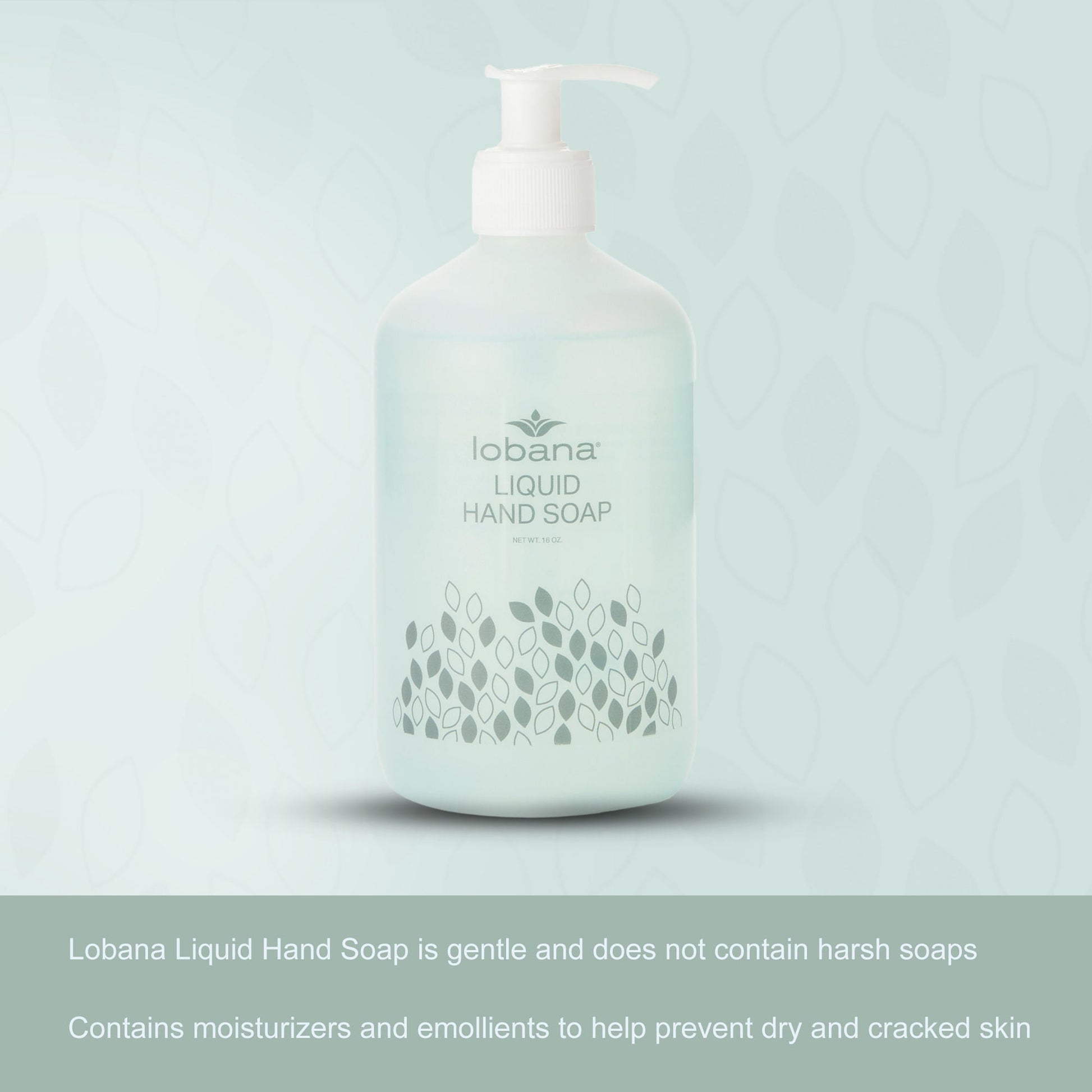 Lobana® Liquid Hand Soap, 16-ounce pump bottle