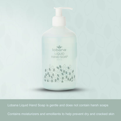 Lobana® Liquid Hand Soap, 16-ounce pump bottle