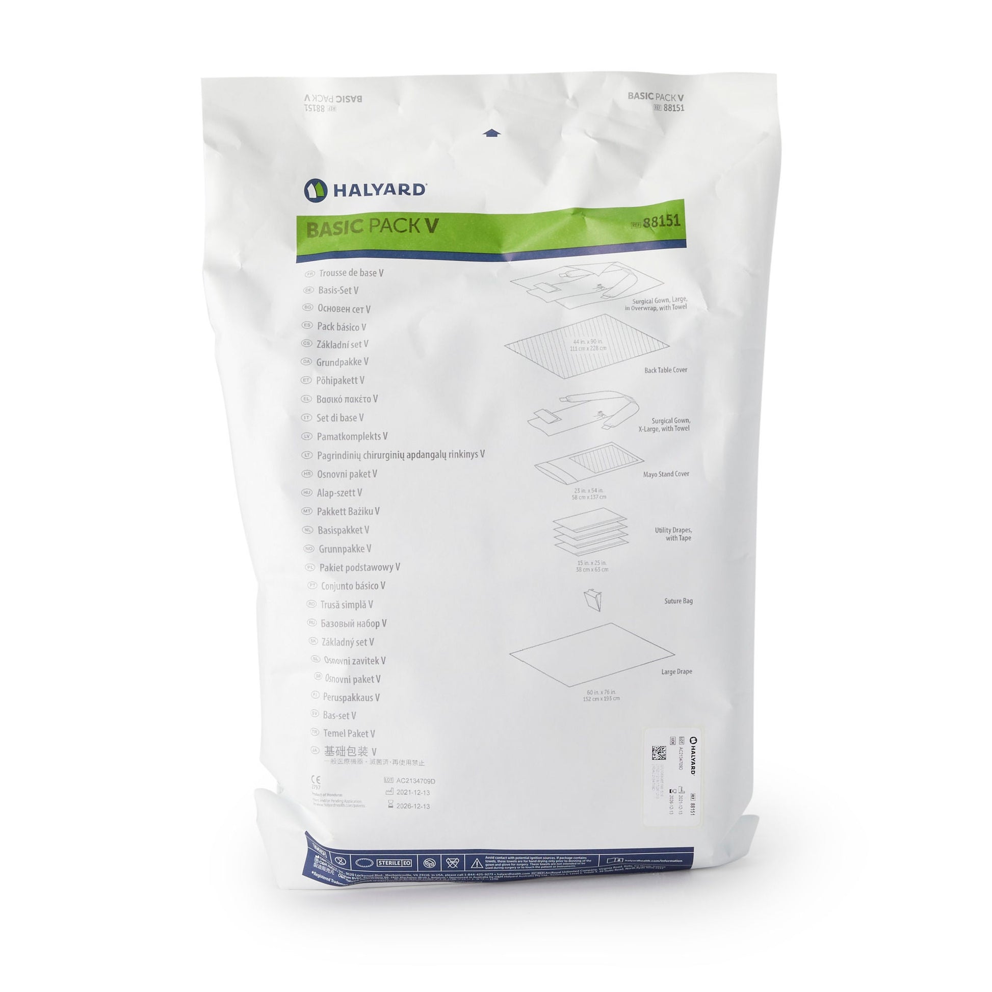Halyard General Purpose Drape Pack