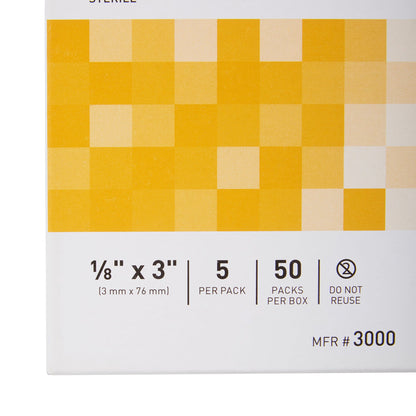 McKesson Nonreinforced Skin Closure Strip, 1/8 x 3 in.