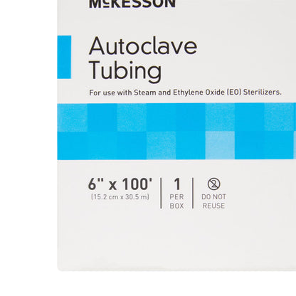 McKesson Sterilization Tubing, 6 Inch x 100 Foot