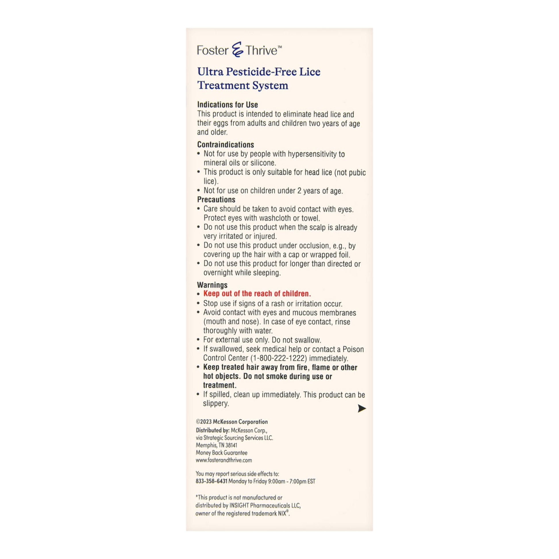 Foster & Thrive™ Ultra Pesticide Free Lice Treatment System