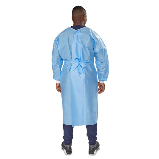 McKesson Nonrated Isolation Gowns, Blue, One Size Fits Most