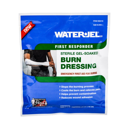 Water-Jel® First Responder Burn Dressing, 4 x 16 Inch