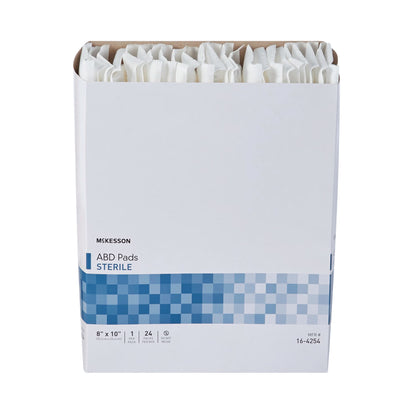 McKesson Sterile Abdominal Pad, 8 x 10 Inch
