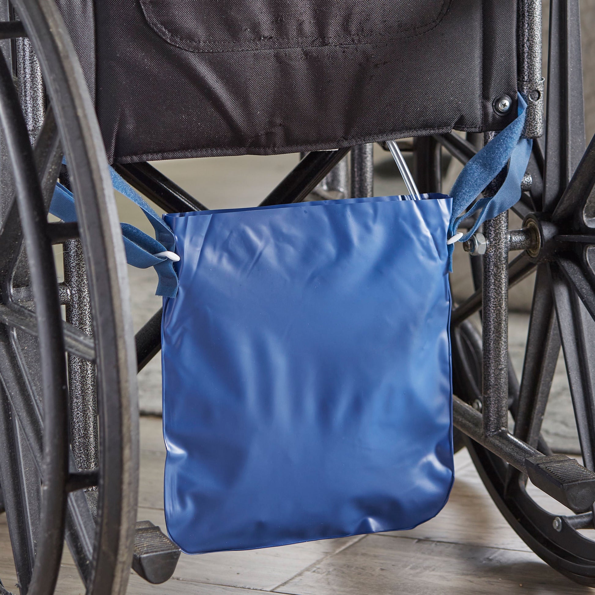 McKesson Urinary Bag Drainage Holder, Adjustable Straps, Dark Blue