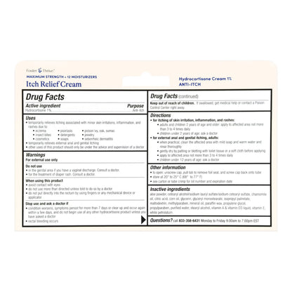 Foster & Thrive™ 1% Hydrocortisone + 12 Moisturizers Itch Relief Cream
