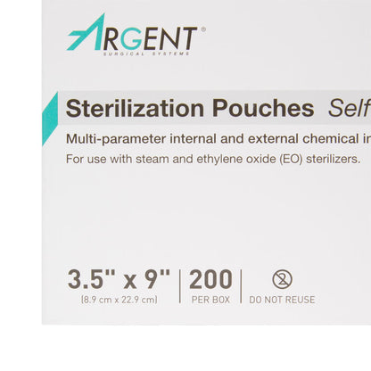 McKesson Argent® Sure-Check® Sterilization Pouch, 3.5 x 9 Inch