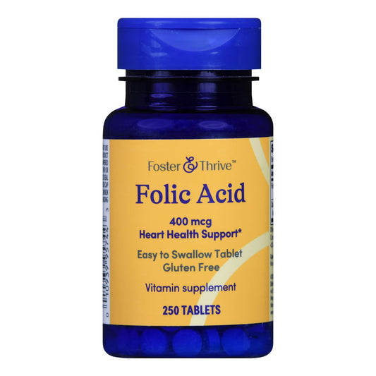 Foster & Thrive™ 400 mcg Folic Acid Tablets