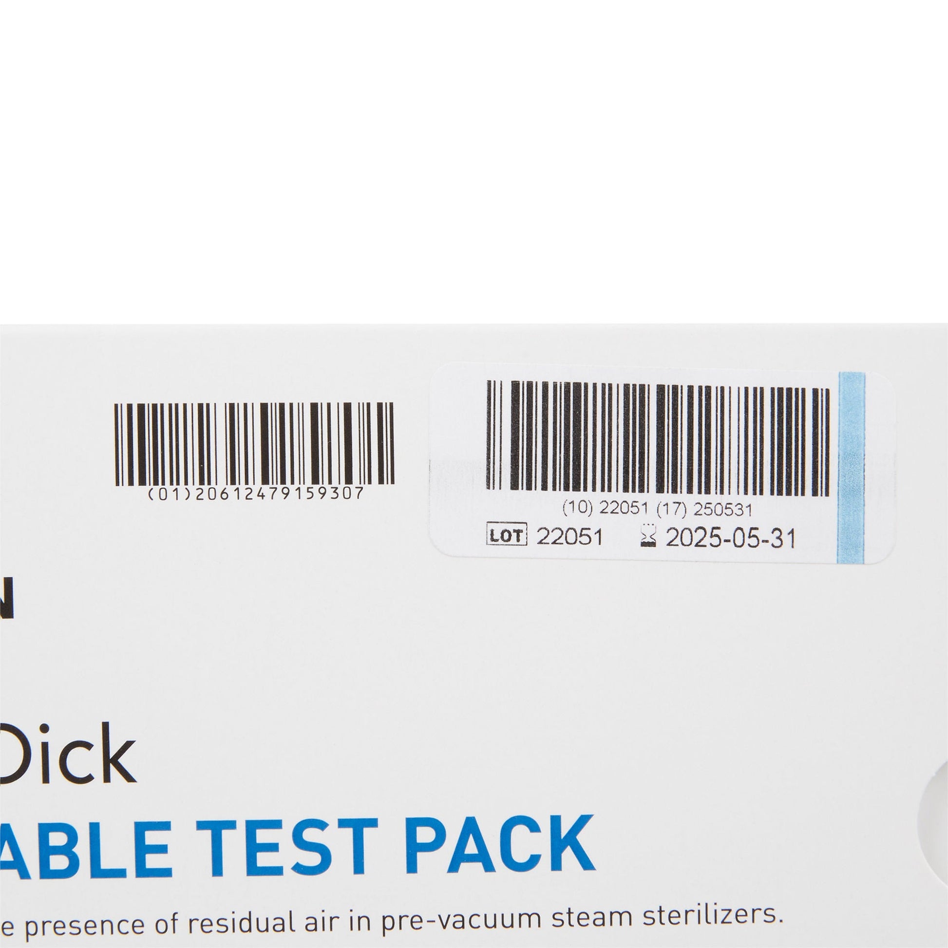 McKesson Sterilization Bowie-Dick Test Pack