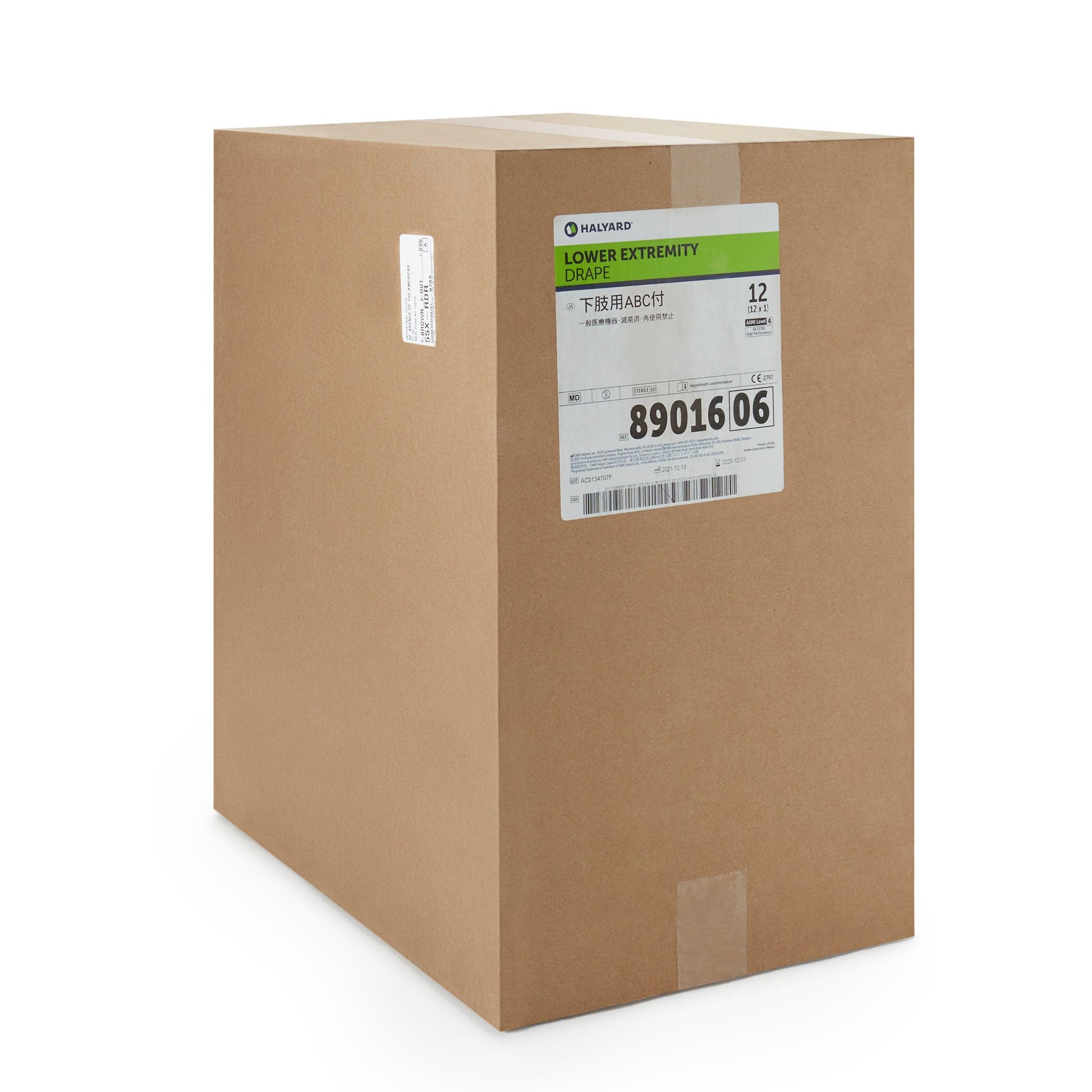 Halyard Sterile Lower Extremity Orthopedic Drape, 108 x 80 x 124 Inch