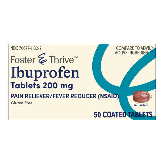 Foster & Thrive™ Ibuprofen 200 mg Coated Tablets