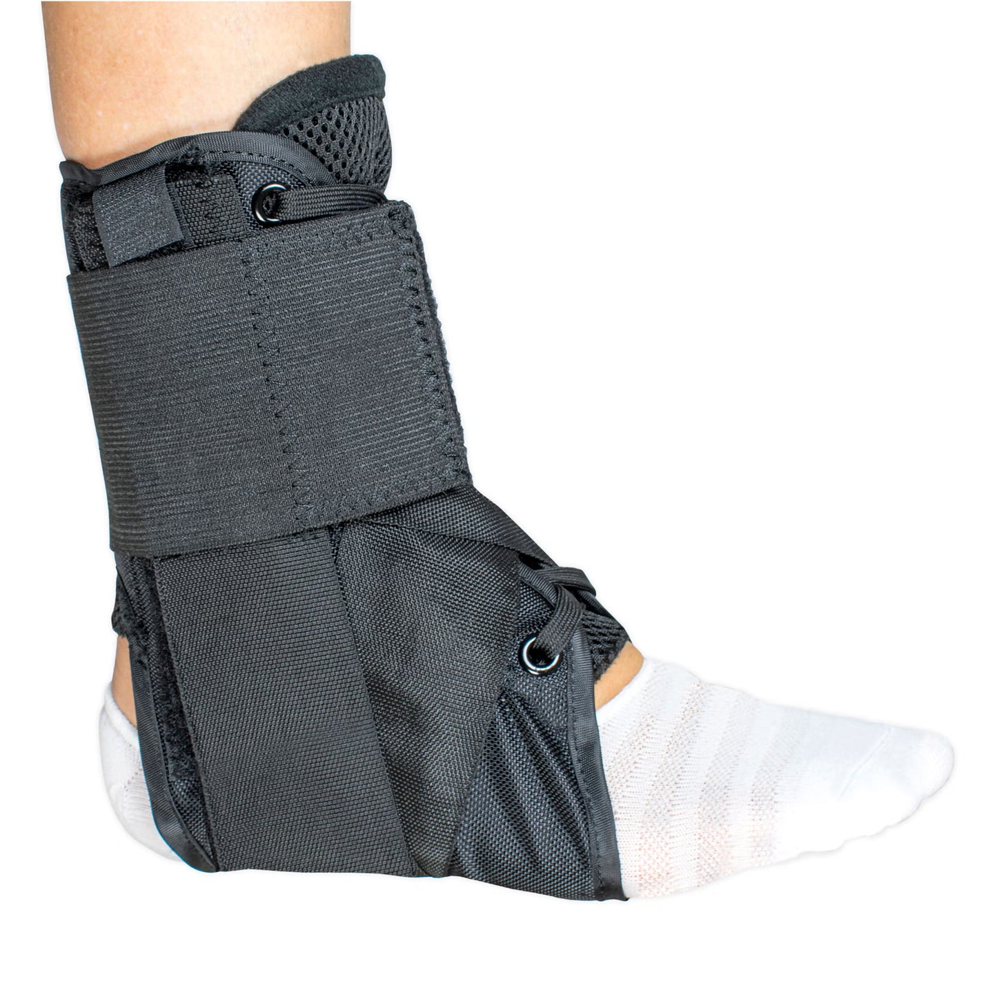 McKesson Low Profile Open Heel Open Toe Ankle Brace, Large