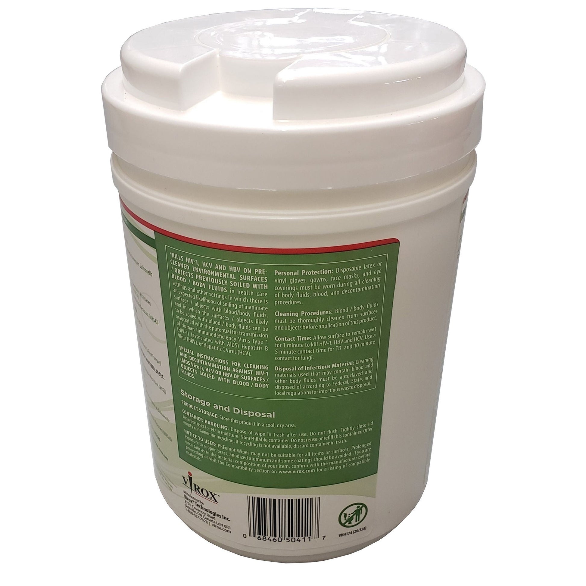 PREempt® Hydrogen Peroxide Surface Disinfectant Cleaner Wipes