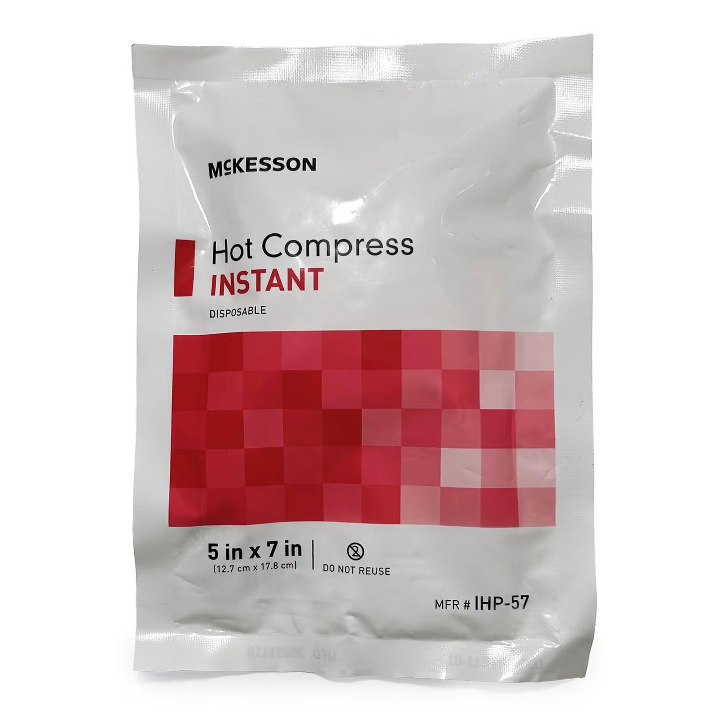 McKesson Instant Hot Compress, Single-use, Disposable, 5 x 7 Inch