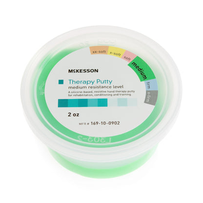 McKesson Therapy Putty, Green, Medium, 2-ounce Container