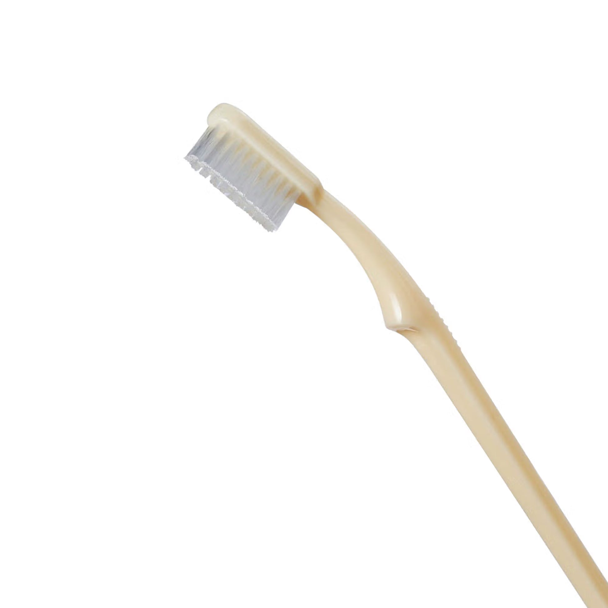McKesson Toothbrush, Ivory, Medium, Curved Handle