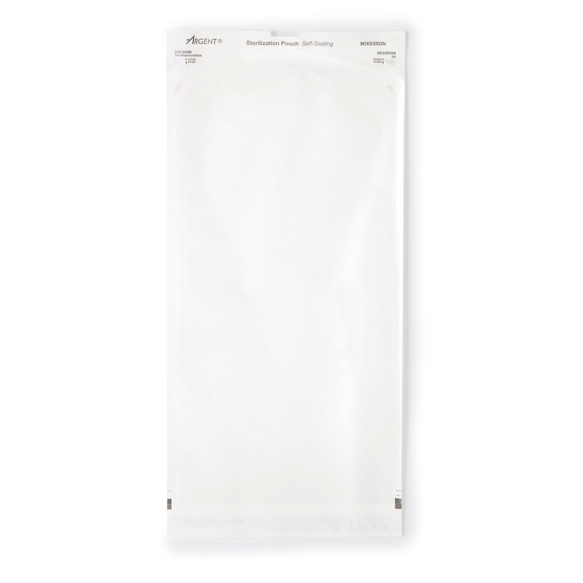 McKesson Argent® Sure-Check® Sterilization Pouch, 8 x 16 Inch