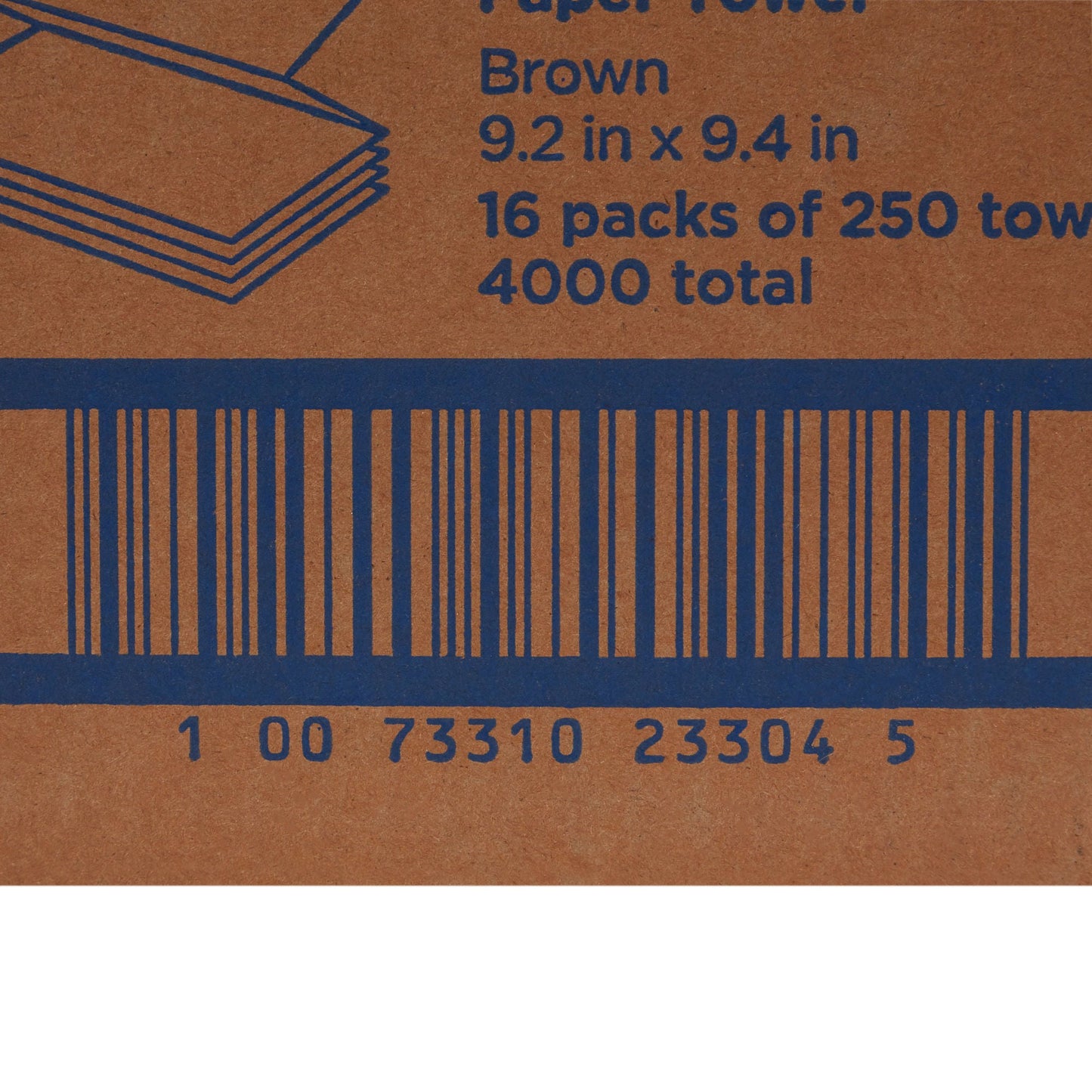 Pacific Blue Basic™ Paper Towel, 250 per Pack, 16 Packs per Case