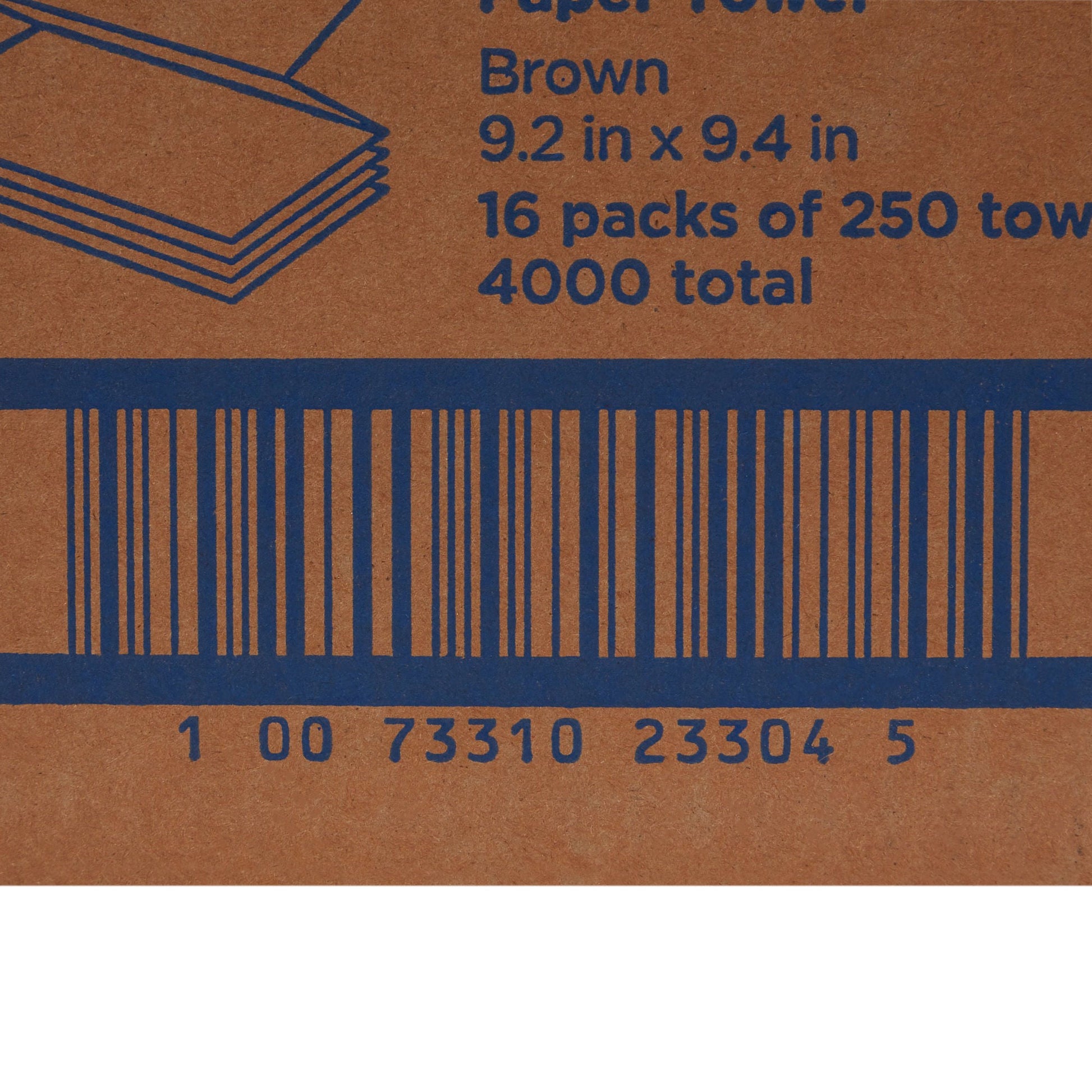 Pacific Blue Basic™ Paper Towel, 250 per Pack, 16 Packs per Case