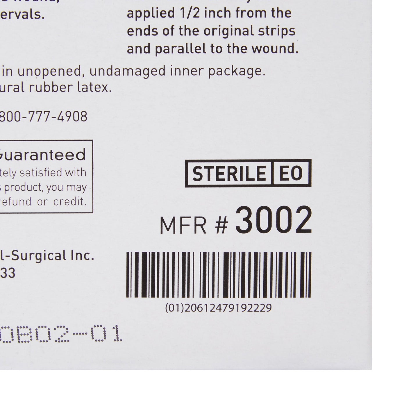 McKesson Nonreinforced Skin Closure Strip, 1/4 x 1-1/2 Inch