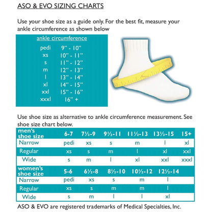 ASO® Low Profile Ankle Support Ankle Support, Large