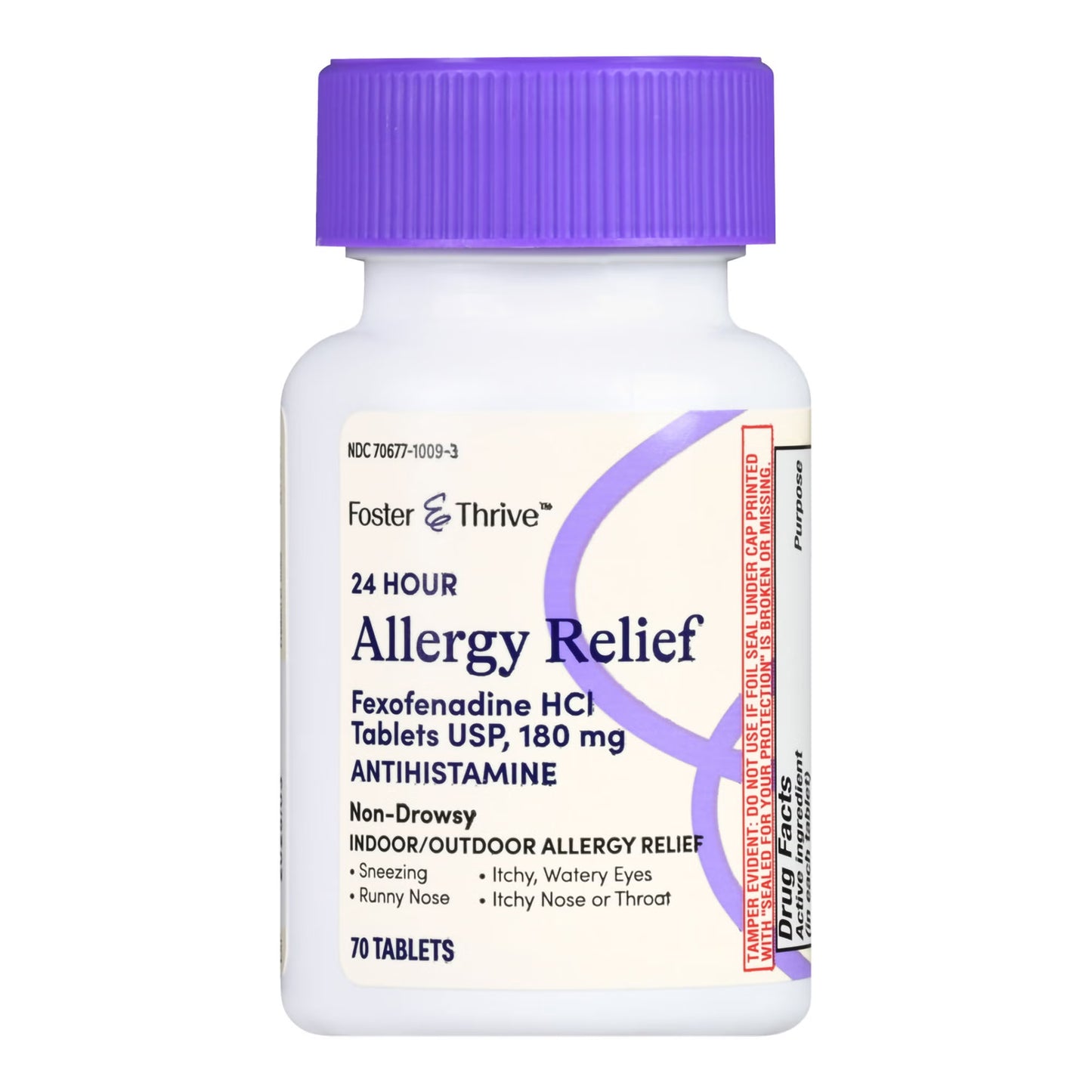 Foster & Thrive™ 24 Hour Allergy Relief Fexofenadine HCl USP 180 mg Tablets