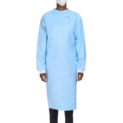 Aero Blue Surgical Gown with Towel, Large